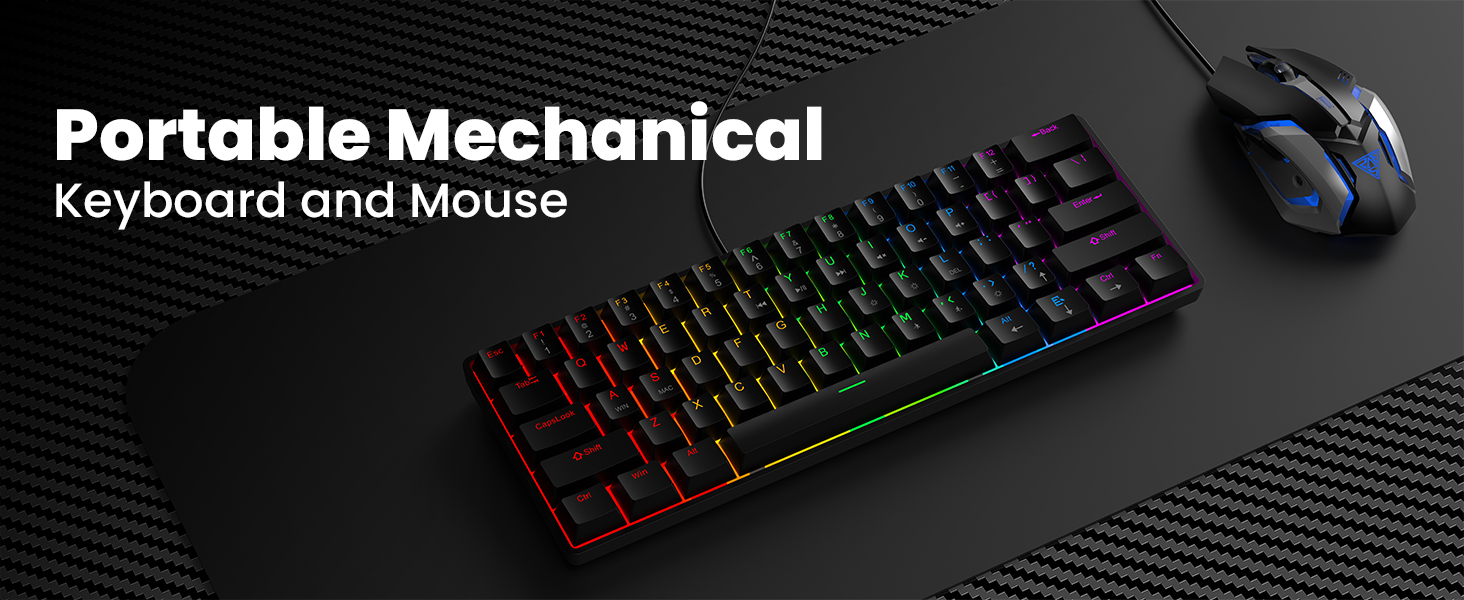 mechanical gaming keyboard and mouse