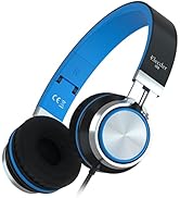 Elecder i39 Headphones with Microphone Foldable Lightweight Adjustable On Ear Headsets with 3.5mm...