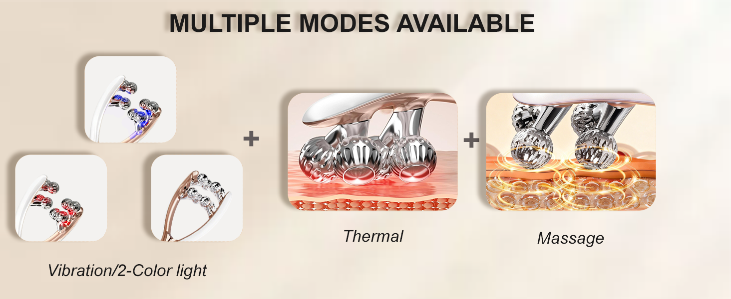 microcurrent facial device Lymphatic Contour Face Brush radiofrecuencia facial lift massage tool