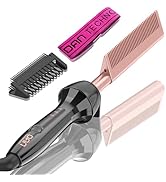 Dan hot Comb Straightener,Heat Comb for Black Hair,hot Comb for Wigs,500? Plug in HotComb,Dual Vo...