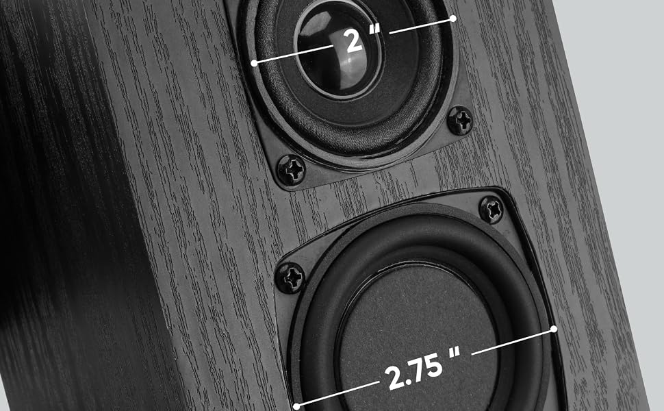 Passive Bookshelf Speakers
