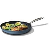 OXO Enhanced 12” Nonstick Frying Pan Skillet, Ceramic PFAS-Free Cookware, Durable Hard Anodized, ...