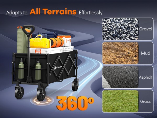 360° Rotation Silent Universal All-Terrain Wheels