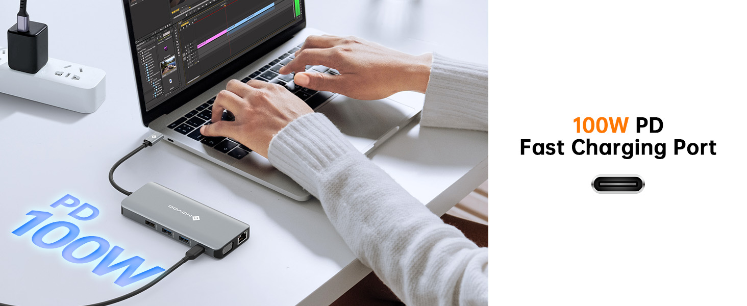 powered usb hub hdmi adapter