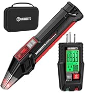 KAIWEETS Circuit Breaker Finder with LCD Display, GFCI Outlet Tester, Electrical Circuit Tracer T...