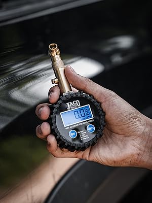 digital tire pressure gauges for atv utv lawn mower low psi