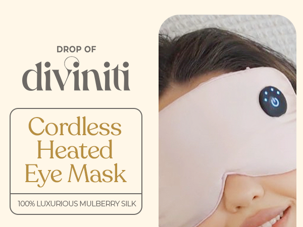 Drop of diviniti cordless heated eye mask