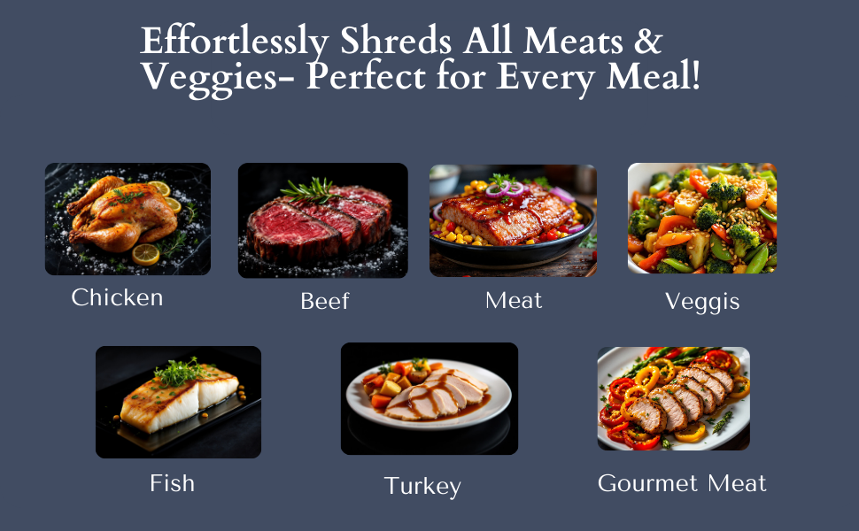 Heavy-Duty meat shredder tool fast and easy chicken pulled pork Bpa-Free Durable dishwasher safe