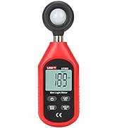 UNI-T UT383 Light Meter Lux Meter Lumens Digital Illuminance Meter 0~199,900 Lux (0~18,500 FC) Fo...