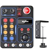 PXN CB1 Racing Button Box PC USB Simulation Racing Instrument Center Control Button Box Multi-fun...