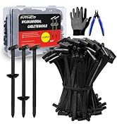 150PCS Upgraded Nylon Universal Cable Tie Buckle,Self-Locking Multifunctional Zipper Clips, Zip T...