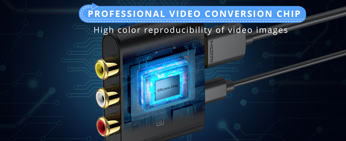 RCA TO HDMI Converter