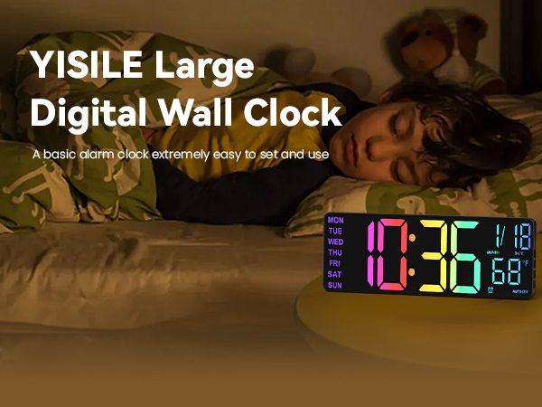 digital wall clock