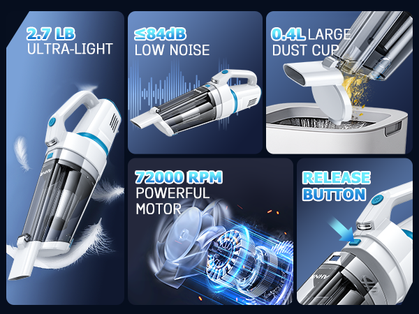 car vacuums with best suction cordless