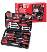 WINNER 175-Piece Multi-Purpose Automotive and Household Tool Kit in Toolbox Storage Case, Perfect...