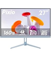 Pixio PX27U Wave Blue 27 inch 160Hz Refresh Rate 4K 3840x2160p Resolution Fast IPS Panel 1ms GTG Res...