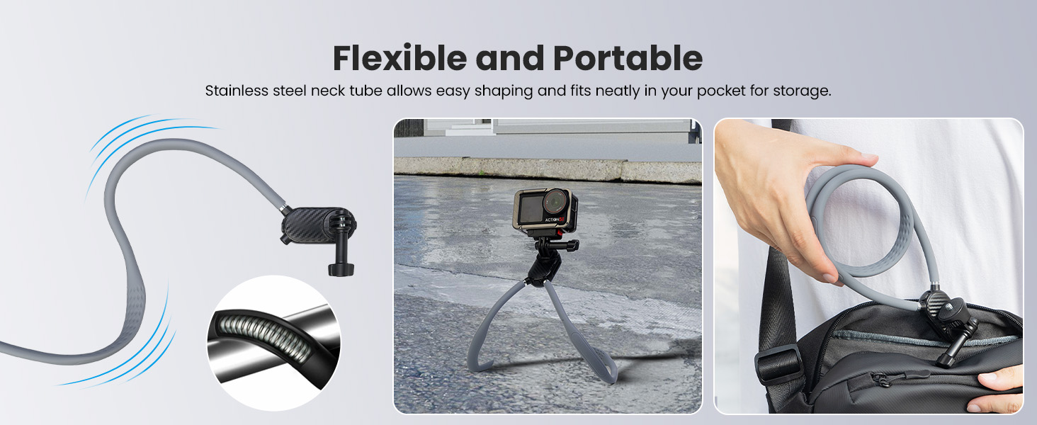 Walking Way Neck Mount for GoPro Magnetic Neck Camera Holder