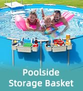 poolside storage basket