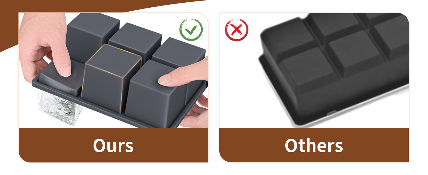 2 inch ice cube tray for whiskey