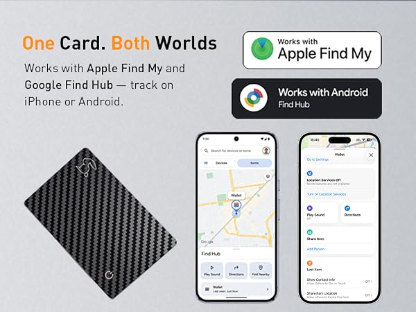 TRSC001CF-Dual system compatibility Apple Find My and Android Find Hub