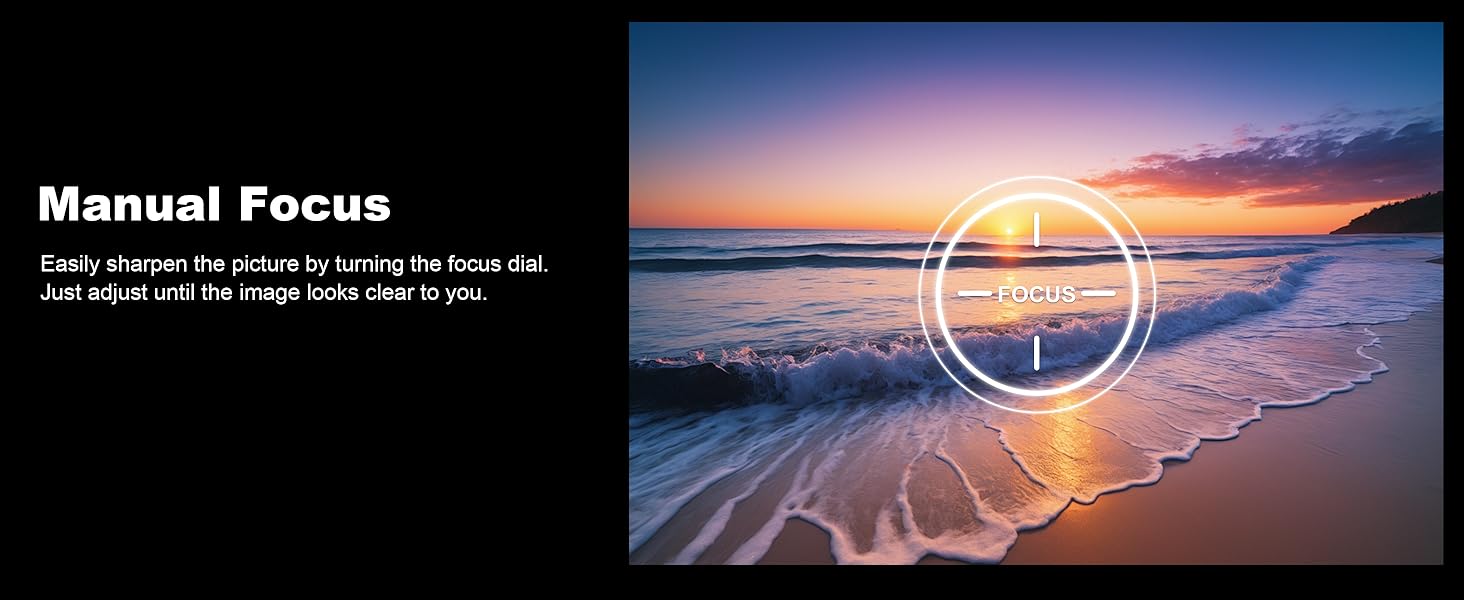 Manual Focus Projector