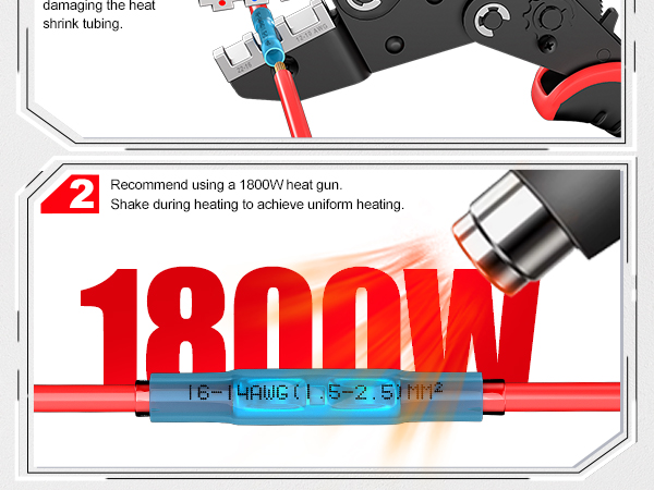 heat shrink butt splice connectors