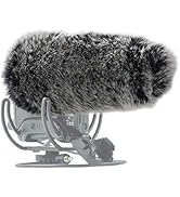 SUNMON Microphone Furry Windscreen, Dead Cat Wind Muff Mic Windshield Fur Foam Cover as Pop Filte...
