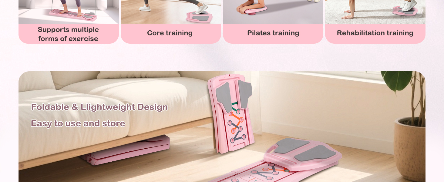 7-in-1 Pilates Board Reformer Kit