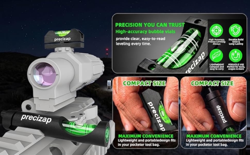 Scope Leveling Kit High Precision Scope Bubble Level 