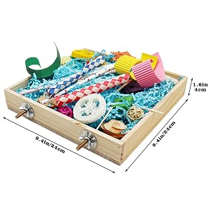 Bird Foraging Toys Box