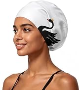 COPOZZ Extra Large Swim Cap 11.61x11.22 in, Swim Cap for Long Hair, Braids, Dreadlocks, Comfortab...