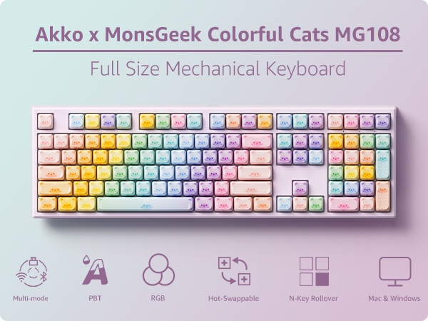 mg108 colorful cats