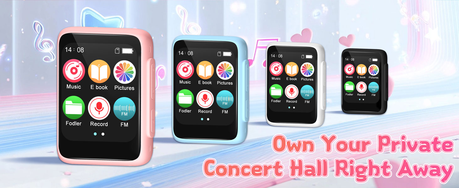 mp3 player with fm radio, mp3 player with speaker, usb mp3 player, mp3 player no wifi