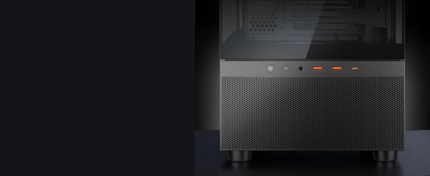 USB 3.2 Gen 2x2 Type-C (20Gbps) and dual USB 3.0 ports ensure seamless connectivity.