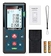 328ft/100m Laser Measure Ft/in/M Switching LM100 Laser Measurement Tool Devices with 2 Bubble Lev...