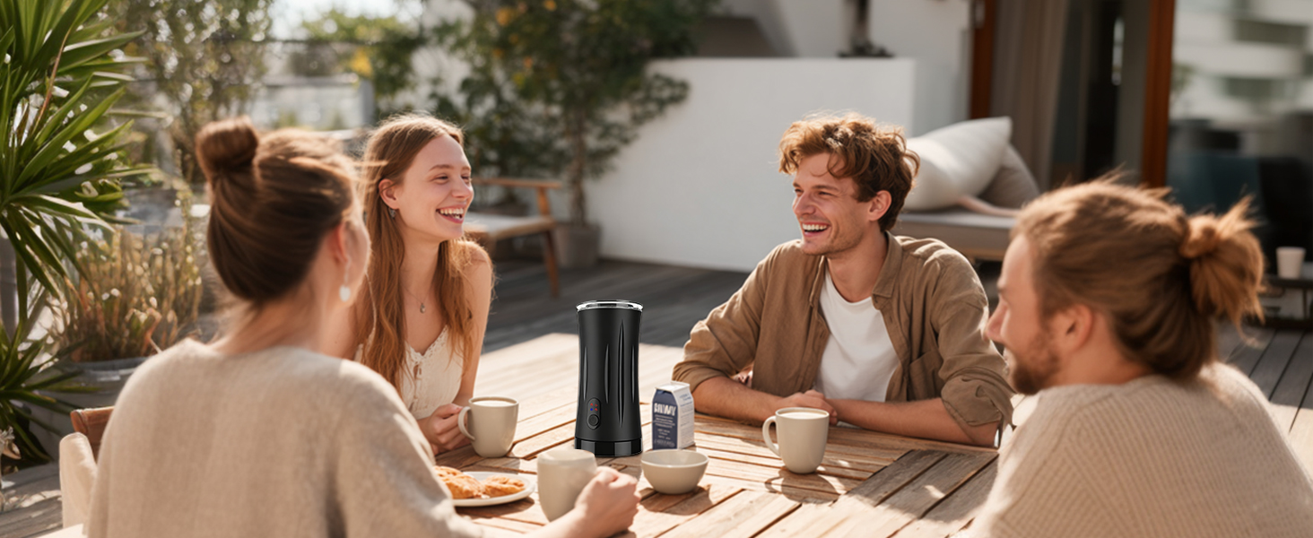 coffee machine with milk frother
