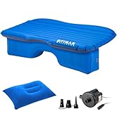 AirBedz Pittman Outdoors PPI-BLU-TRKMAT Inflatable Fabric Rear Seat Truck Air Bed Mattress | 5 Fe...
