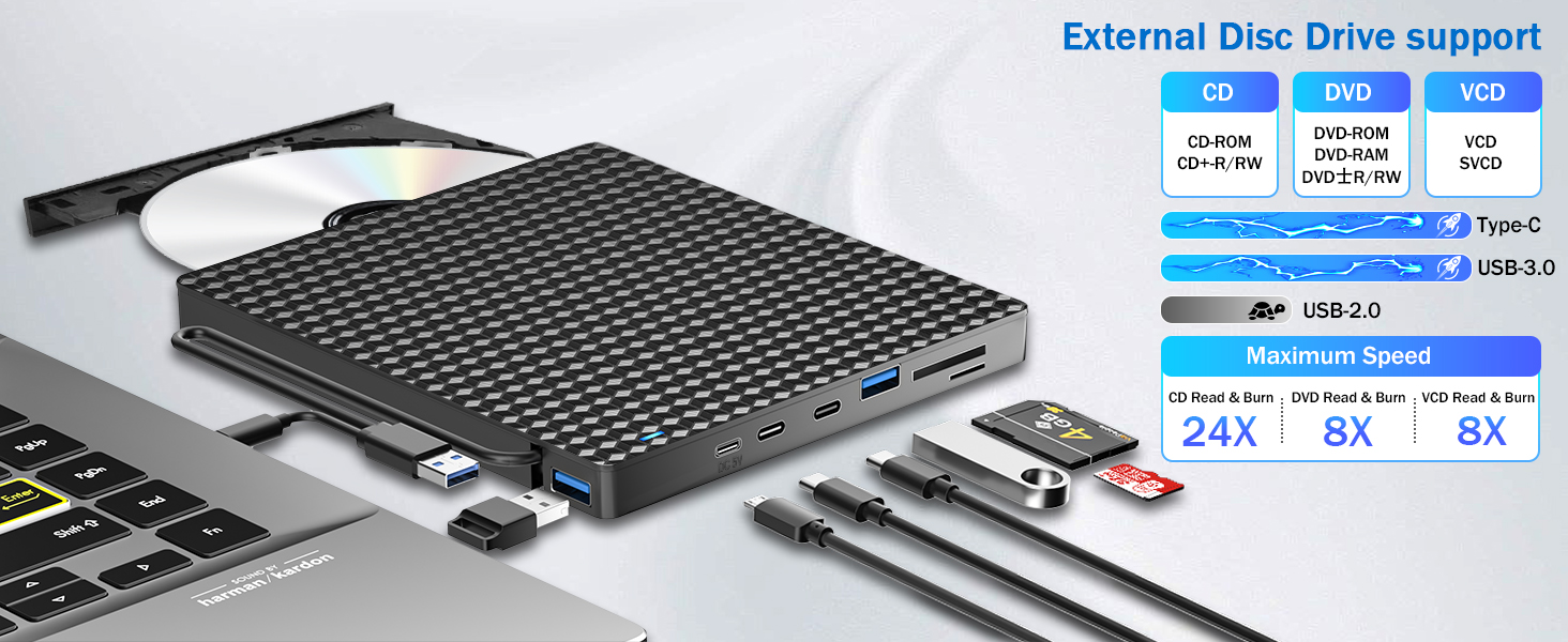 Carbon fiber or mesh textured cooling pad or platform for electronic devices, shown against white background with technical specifications display.