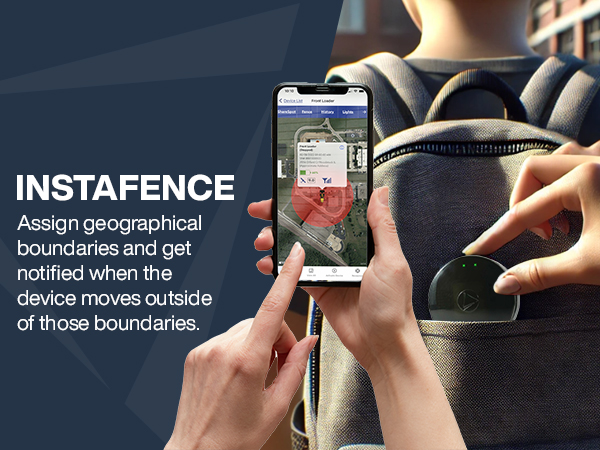 Instafence — Assign geographical boundaries and notified when the device moves passed the boundary.