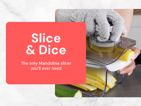 Fullstar mandoline slicer both for slicing and dicing