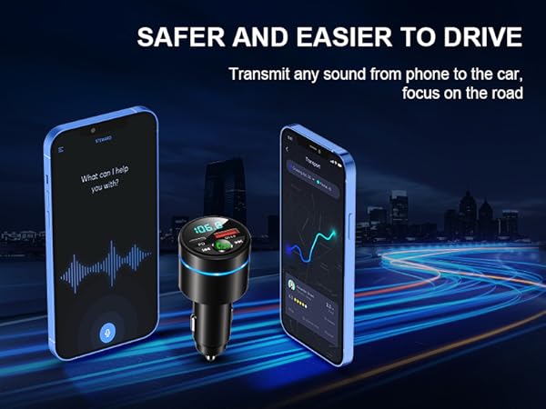 fm bluetooth transmitter car