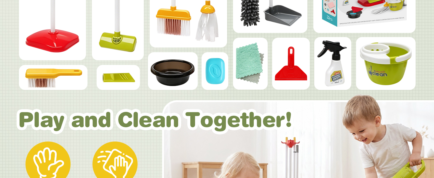 kids broom set