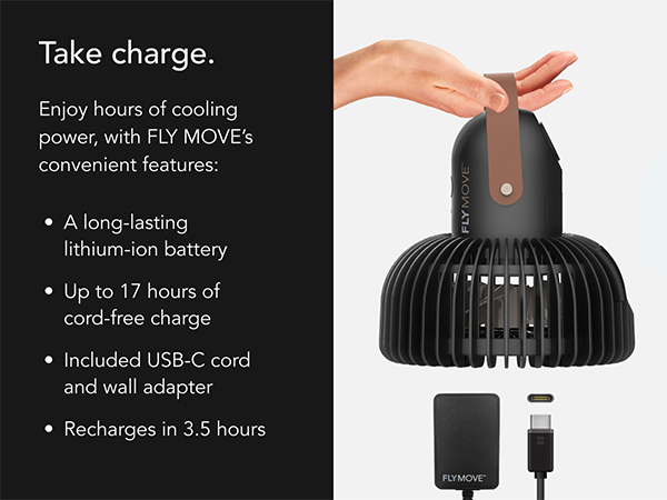 rechargeable fan, recharge