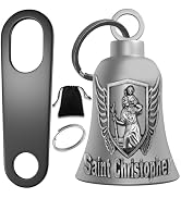 Anwlki Biker Guardian Luck Riding Bell Motorcycle Gremlin Bells with 2 Key Chain Ring Accessories...