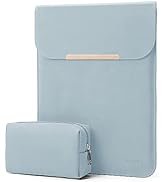 KALIDI 13.3-14 inch Laptop Sleeve Case Faux Suede Leather for 13.3 13.5 13.6 14 inches MacBook Ai...