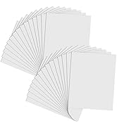 30 Pack Foam Boards 8x10 Inch Foam Core Backing Board White 1/5" Thickness Mat Board Polystyrene ...