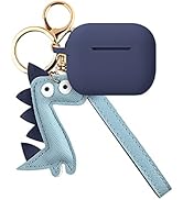 Simr Skin for AirPods Pro Case, [Thicker] Shockproof Protective Cover W/Cute Keychain/Strap Acces...