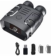 Night Vision Goggles,Night Vision Binoculars for Adults with 2* Rechargeable Batteries,7-Level In...