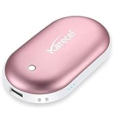 Karecel Rechargeable Hand Warmer, 5200mAh Double-Sided Instant Heating Electric Hand Warmer Power...