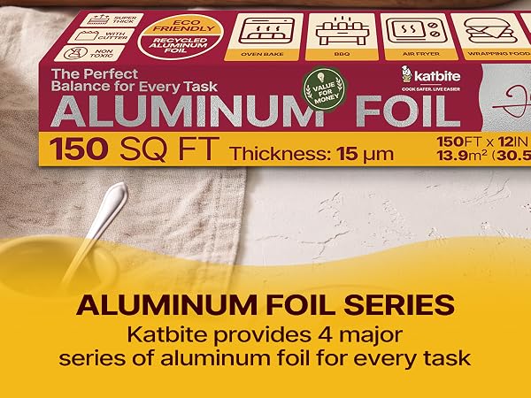 aluminum foil standard kitchen